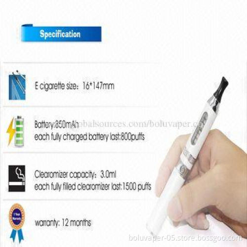 E-cigarette Starter Kit, 850mAh Giant Battery Capacity